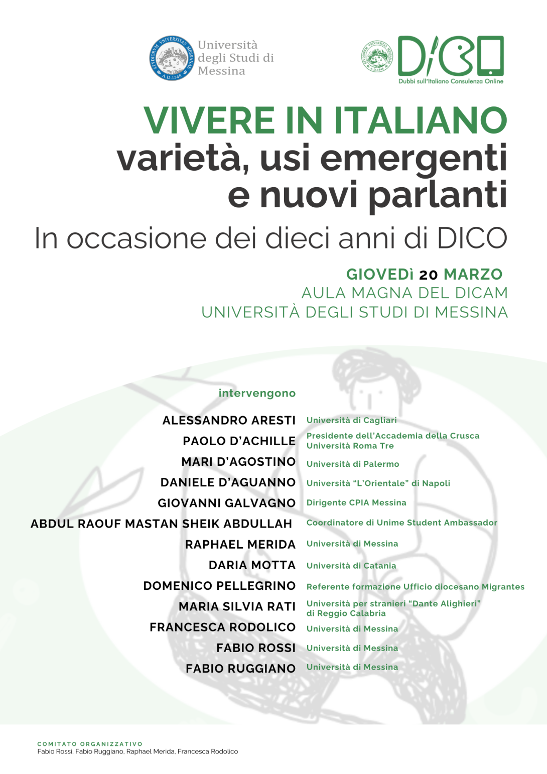 Locandina convegno DICO